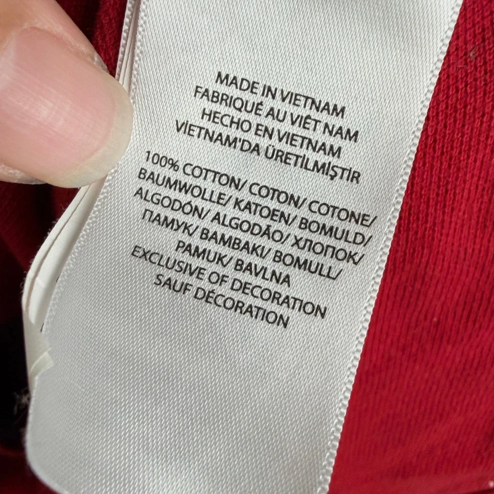 Polo Ralph Lauren Custom Slim Fit Russia RUS Colorblock Polo Shirt Mens XL White